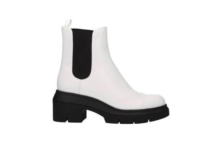 Stuart Weitzman Norah Ankle Boots 'Off White Leather' NORAHSMOS0164WHT