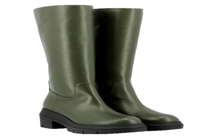 Order Stuart Weitzman Norah 綠色短靴 NORAHTALLBOOTSMOOTHCALFHUNTER