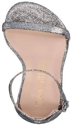 Stuart Weitzman Nudist June Lame Terciopelo 'Plateado' NUDISTJUNELAMEVELVET_SILVER Buy Stuart Weitzman Nudist June Lame Terciopelo 'Plateado' NUDISTJUNELAMEVELVET_SILVER