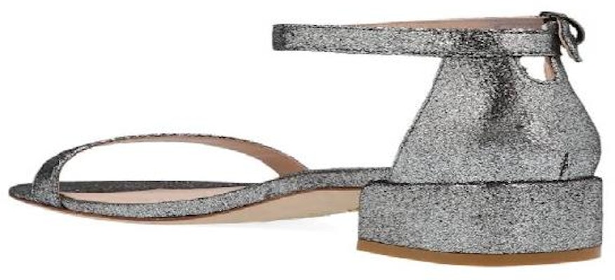 Stuart Weitzman Nudist June Lame Terciopelo 'Plateado' NUDISTJUNELAMEVELVET_SILVER Order Stuart Weitzman Nudist June Lame Terciopelo 'Plateado' NUDISTJUNELAMEVELVET_SILVER