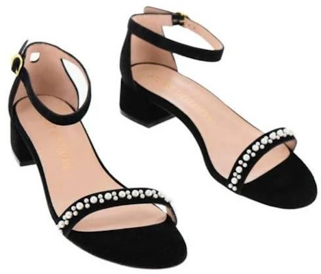 斯图尔特·韦茨曼Nudistjune黑色皮革高跟鞋 NUDISTJUNESA125BLK Lookbook 斯图尔特·韦茨曼Nudistjune黑色皮革高跟鞋 NUDISTJUNESA125BLK