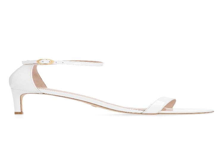 Stuart Weitzman NUNAKEDSTRAIGHT 'Patent White' NUNAKEDSTRAIGHT60PATENTWHITE