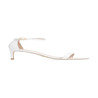 Stuart Weitzman NUNAKEDSTRAIGHT 'Patent White'