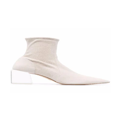 Stuart Weitzman PRE-LOULOU 75 BOOTIE 'Suspended Oat'