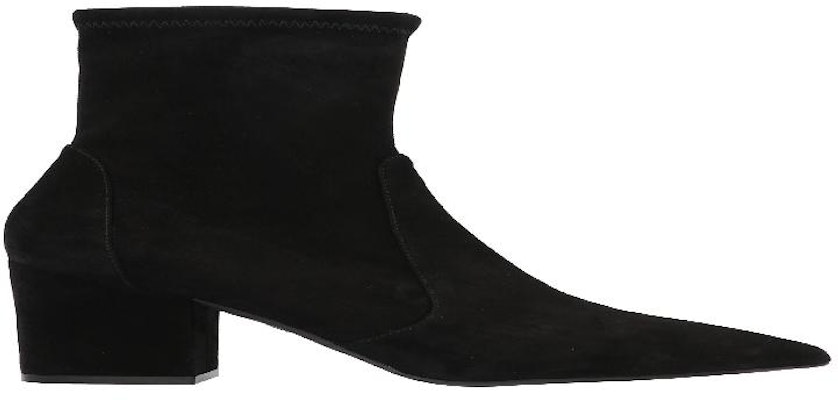 Stuart Weitzman PRE-Vernell 75 Suede Stretch 'Black' VERNELL75SUEDESTRETCHBLACK Lookbook Stuart Weitzman PRE-Vernell 75 Suede Stretch 'Black' VERNELL75SUEDESTRETCHBLACK