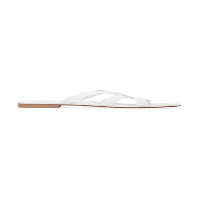 Stuart Weitzman PRE 'White Woven'