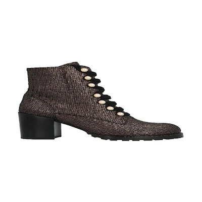 Stuart Weitzman PRE_IVEY 'Metallic Tweed Coffee'