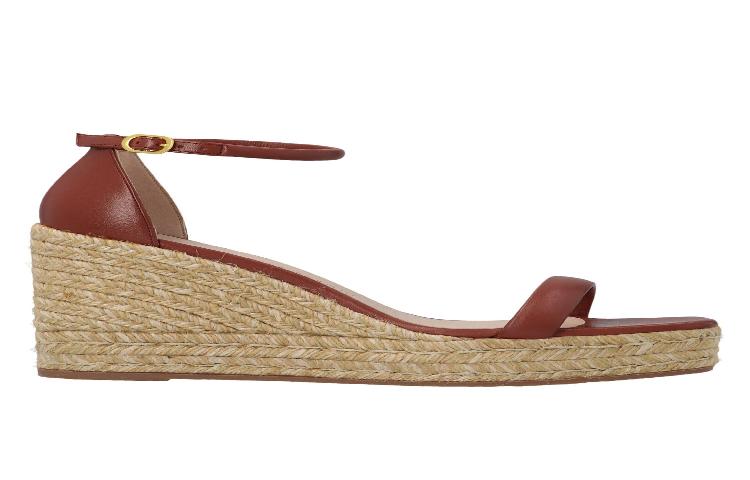 Stuart Weitzman Pre Nudist Espadrille Wedge 'Brown'