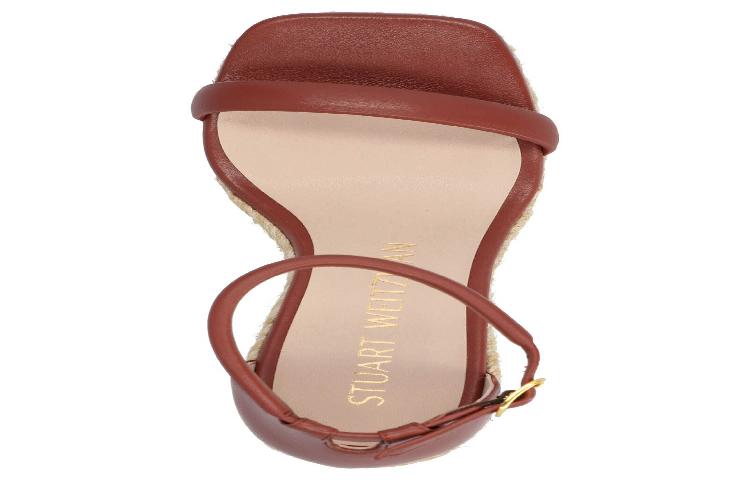 Stuart Weitzman Pre Nudist Espadrille Wedge 'Brown' 圖 3