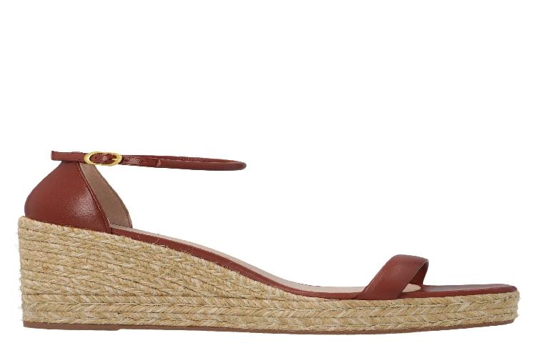 Stuart Weitzman Pre Nudist Espadrille Wedge 'Brown' 圖 4