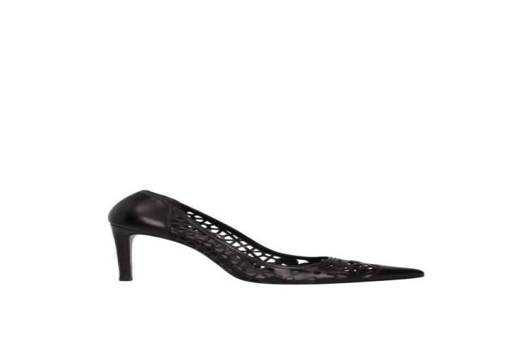 Stuart Weitzman Pumps 'Cutup Town Black Leather' 圖 3