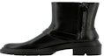 Order 斯图尔特·韦茨曼 Ryder Rise 黑色牛皮短靴 RYDERRISEBOOTIESMOOTHCALFBLACK