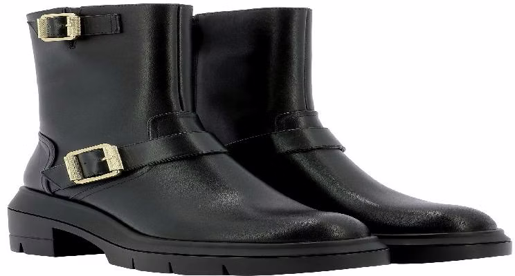 斯图尔特·韦茨曼 Ryder Rise 黑色牛皮短靴 RYDERRISEBOOTIESMOOTHCALFBLACK Lookbook 斯图尔特·韦茨曼 Ryder Rise 黑色牛皮短靴 RYDERRISEBOOTIESMOOTHCALFBLACK