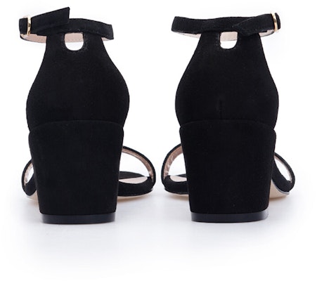 Stuart Weitzman Sandal 'Black One-Strap' SIMPLE-SUEDE-BLACK Order Stuart Weitzman Sandal 'Black One-Strap' SIMPLE-SUEDE-BLACK