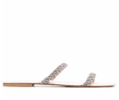 Stuart Weitzman Sandal 'White' ADDISON-SLIDE--WHITE Stuart Weitzman Sandal 'White' ADDISON-SLIDE--WHITE