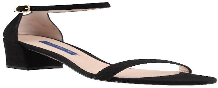 Stuart Weitzman Sandal Pre Simple 'Suede Hitam' SIMPLE.SUEDE_BLACK Lookbook Stuart Weitzman Sandal Pre Simple 'Suede Hitam' SIMPLE.SUEDE_BLACK