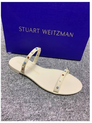 Stuart Weitzman Sandals 'White' SA741WHT Order Stuart Weitzman Sandals 'White' SA741WHT
