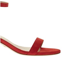 스튜어트 와이츠먼 심플 샌들 '레드 스웨이드' CZ001009 Order 스튜어트 와이츠먼 심플 샌들 '레드 스웨이드' CZ001009