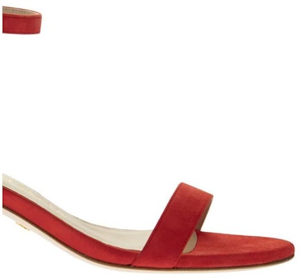 Stuart Weitzman Simple Sandals 'Red Suede' CZ001009 Order Stuart Weitzman Simple Sandals 'Red Suede' CZ001009