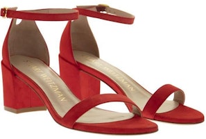 스튜어트 와이츠먼 심플 샌들 '레드 스웨이드' CZ001009 Purchase 스튜어트 와이츠먼 심플 샌들 '레드 스웨이드' CZ001009