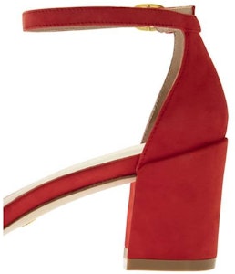 スチュアート ワイツマン シンプル サンダル 'レッド スエード' CZ001009 Details for スチュアート ワイツマン シンプル サンダル 'レッド スエード' CZ001009