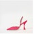 Stuart Weitzman Slingback 'Fuchsia Suede Strass 100mm Heel' GMCTXCURVPINKROSA