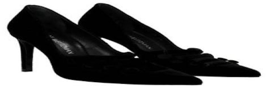 스튜어트 와이츠먼 소스트래피 펌프스 '벨벳 블랙' F37515-719_SOSTRAPPYWL50975 Order 스튜어트 와이츠먼 소스트래피 펌프스 '벨벳 블랙' F37515-719_SOSTRAPPYWL50975