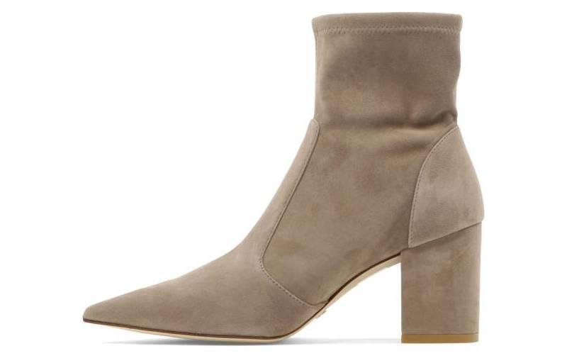 Stuart Weitzman Stuart75Block 'Cashmere Beige Ankle'