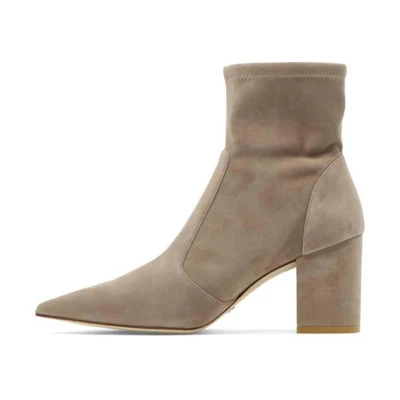Stuart Weitzman Stuart75Block 'Cashmere Beige Ankle'