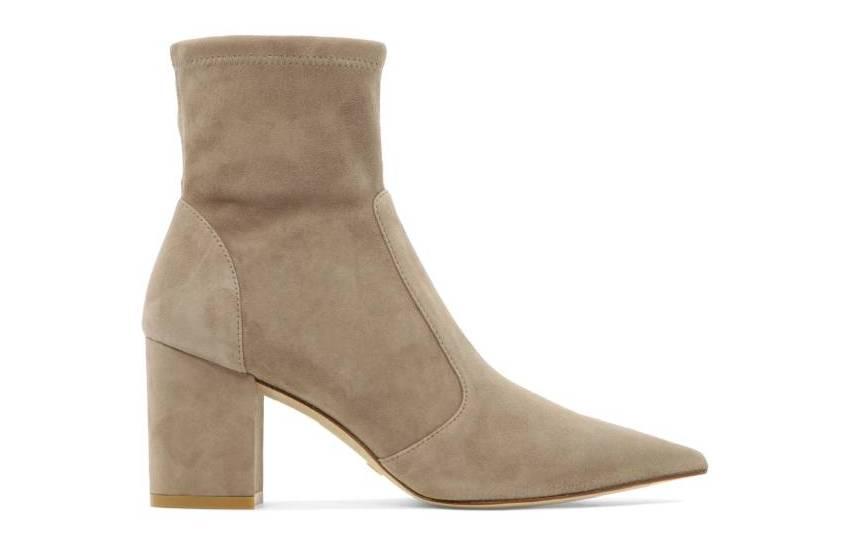 Stuart Weitzman Stuart75Block 'Cashmere Beige Ankle' 圖 3