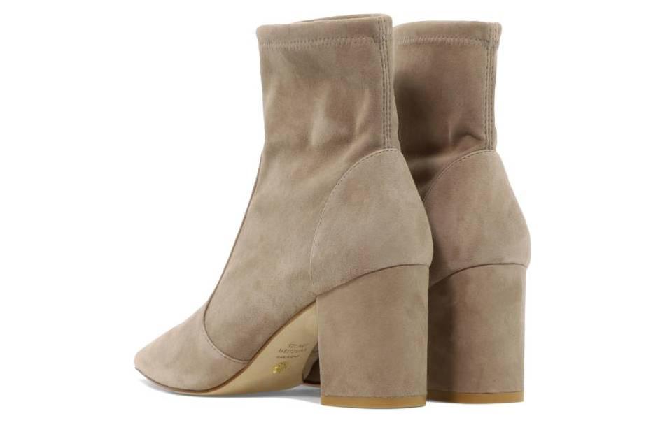 Stuart Weitzman Stuart75Block 'Cashmere Beige Ankle' 圖 4