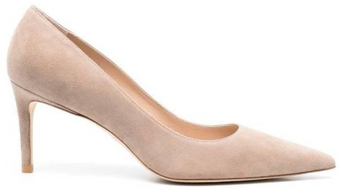 Stuart Weitzman Stuart 75 Pump 'Beige Suede' STUART75PUMPSUEA81 Buy Stuart Weitzman Stuart 75 Pump 'Beige Suede' STUART75PUMPSUEA81