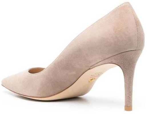 Stuart Weitzman Stuart 75 Pump 'Beige Suede' STUART75PUMPSUEA81 Order Stuart Weitzman Stuart 75 Pump 'Beige Suede' STUART75PUMPSUEA81