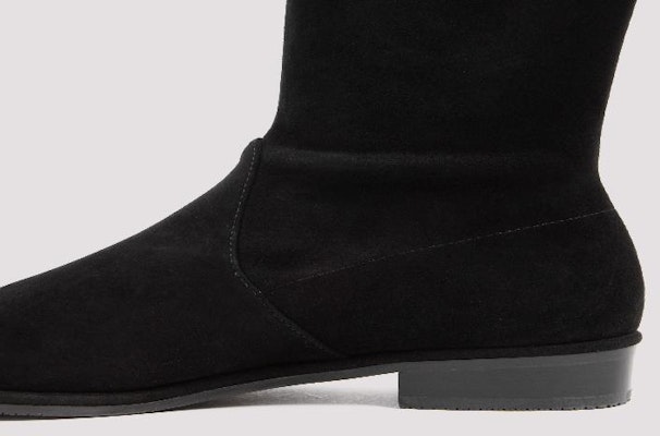 スチュアート ワイツマン スエード ブラック PRE_S6555 S6555.SUE_BLACK Details for スチュアート ワイツマン スエード ブラック PRE_S6555 S6555.SUE_BLACK