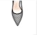 Stuart Weitzman Tasha 75 'Black Embroidered Mesh' WE0904267C-BLK