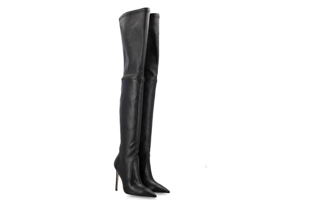 Stuart Weitzman Ultra Stuart 110 Nappa Boot 'Black' 圖 4