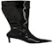 Stuart Weitzman Wanessa 75 Stretch Vinyl , Stuart Weitzman Wanessa 75 Stretch Vinyl 'Black' WANESSA75STRETCHVYNILBLACK