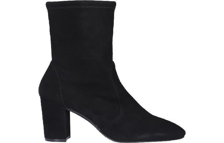 Stuart Weitzman Yuliana 80 'Black Suede' S6602-YULIANA-80SUSBLK