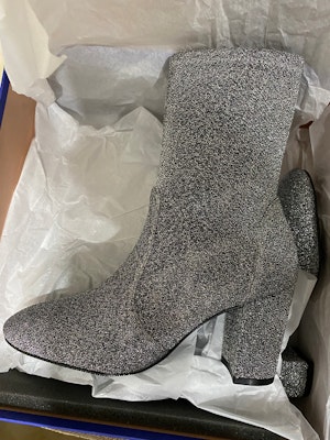 Stuart Weitzman Yuliana Stratch 80 Steel Stretch Lurex 'Short Boot' s6283 Buy Stuart Weitzman Yuliana Stratch 80 Steel Stretch Lurex 'Short Boot' s6283