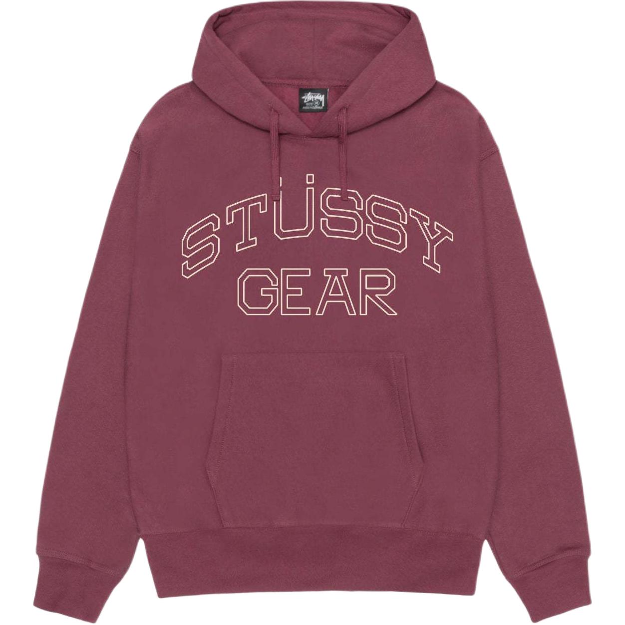 Stussy 2024 Fall STÜSSY GEAR Hoodie Logo Graphic Vintage Fleece Sweatshirt Unisex 1925035m 圖 11