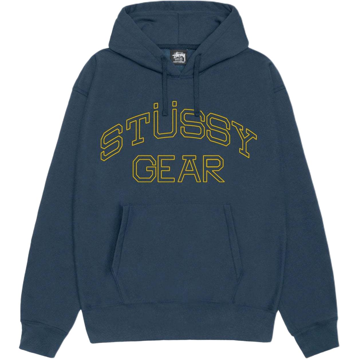 Stussy 2024 Fall STÜSSY GEAR Hoodie Logo Graphic Vintage Fleece Sweatshirt Unisex 1925035m 圖 8