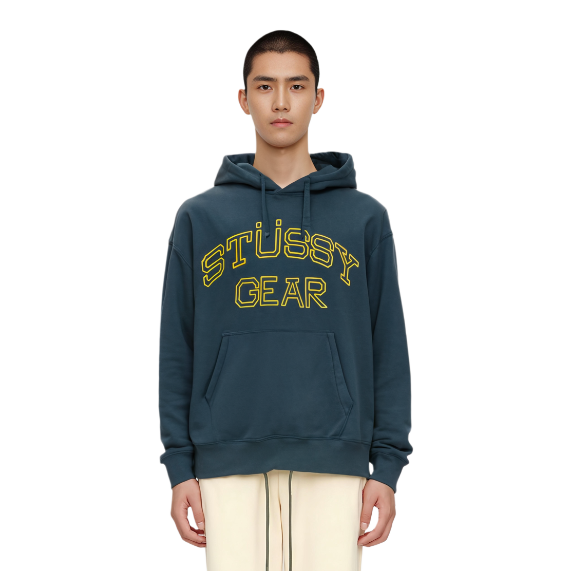 Stussy 2024 Fall STÜSSY GEAR Hoodie Logo Graphic Vintage Fleece Sweatshirt Unisex 1925035m 圖 10