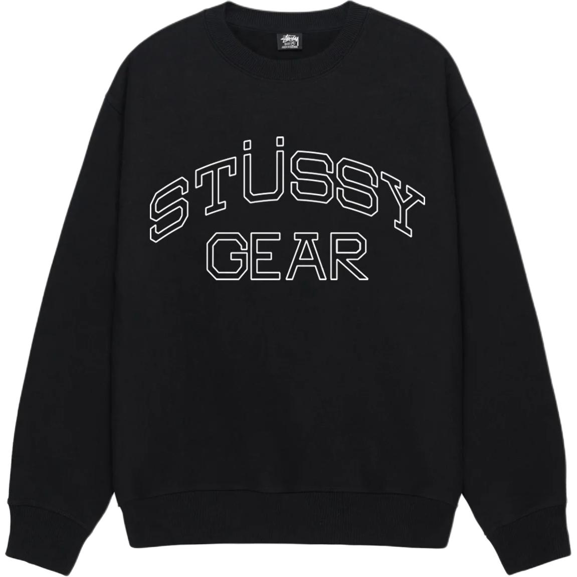 Stussy Fall STÜSSY GEAR Crew Logo Graphic Fleece Vintage Unisex Sweatshirt. 1915035 圖 2