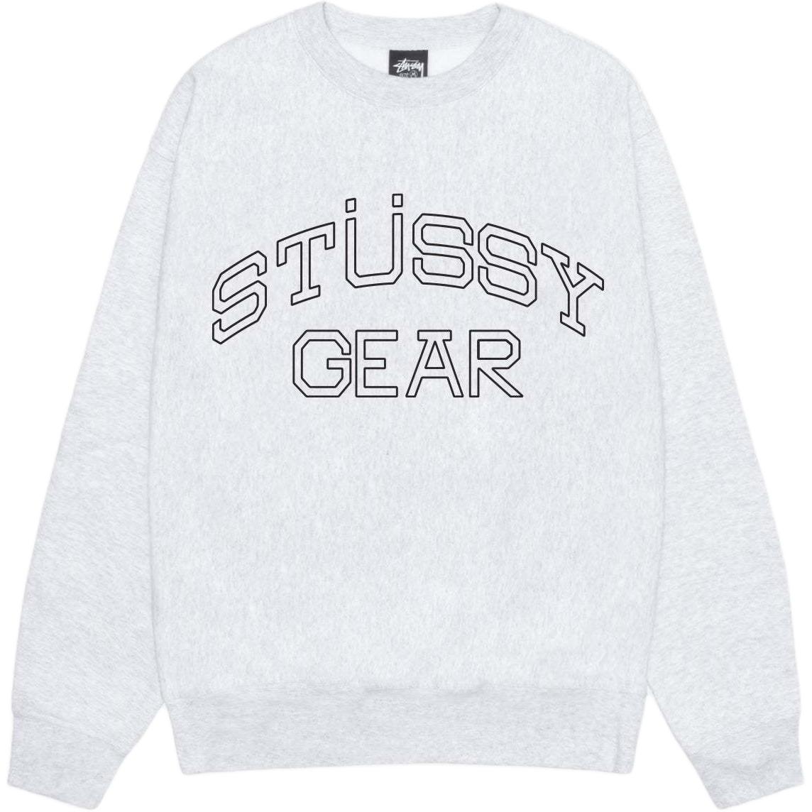 Stussy Fall STÜSSY GEAR Crew Logo Graphic Fleece Vintage Unisex Sweatshirt. 1915035 圖 5