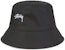 Stussy Satin Nylon Deep Bucket Hat Black