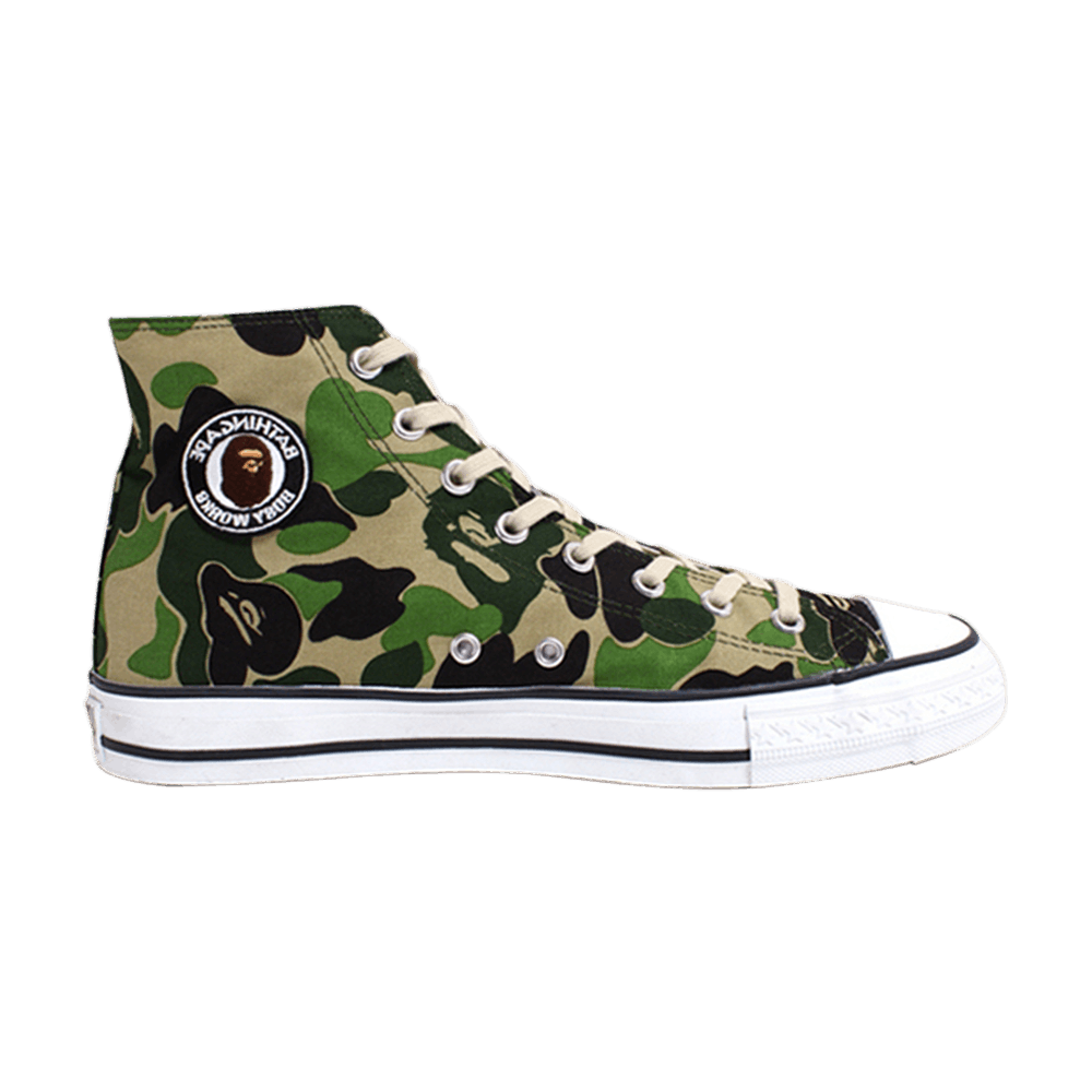 Buy Stussy x BAPE Apesta Canvas Hi 'Hijau Tan Putih' BPE-STSY-CNVRS