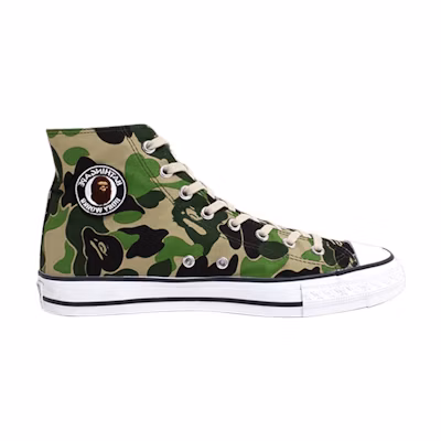 Stussy BAPE Apesta Canvas Hi 'Green Tan White'