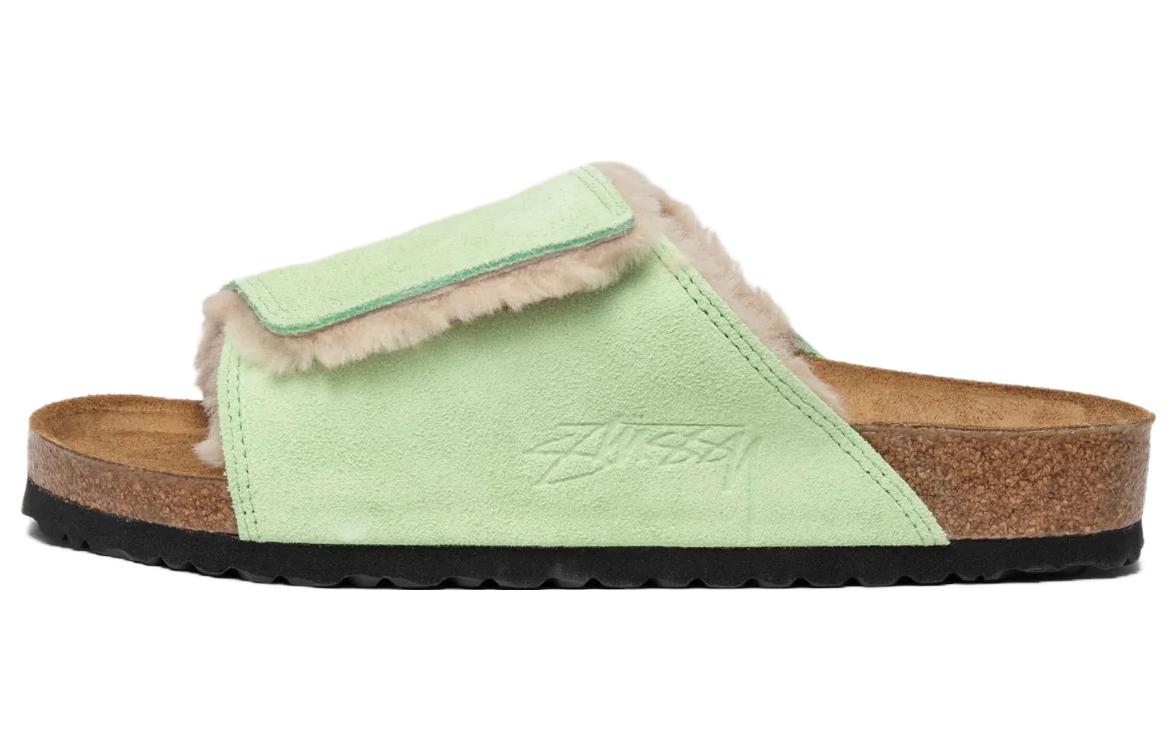 Stussy x Birkenstock Solana 'Washed Green' 1027695