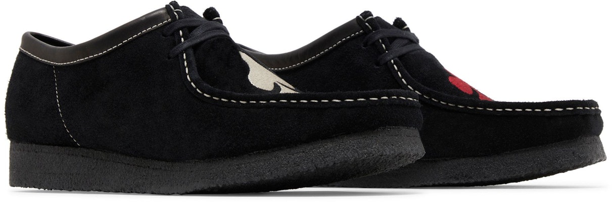 Stussy x Clarks Wallabee ''Vier Kartenfarben'' 261-73697 1