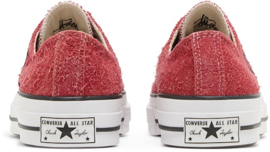 Stussy x Converse Chuck 70 低筒 '罌粟紅' A07664C Details for Stussy x Converse Chuck 70 低筒 '罌粟紅' A07664C